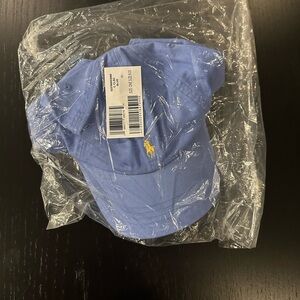 Polo Ralph Lauren Kids Blue Cap with Yellow Logo Size 8-20 NEW
